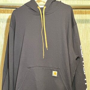 Carhartt Navy Men’s Loose-fit Hoodie